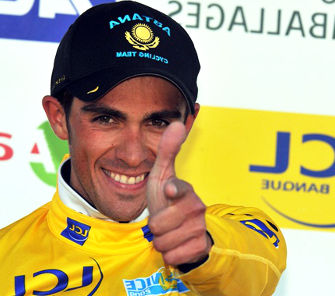 Alberto Contador. Homenaje 2012.